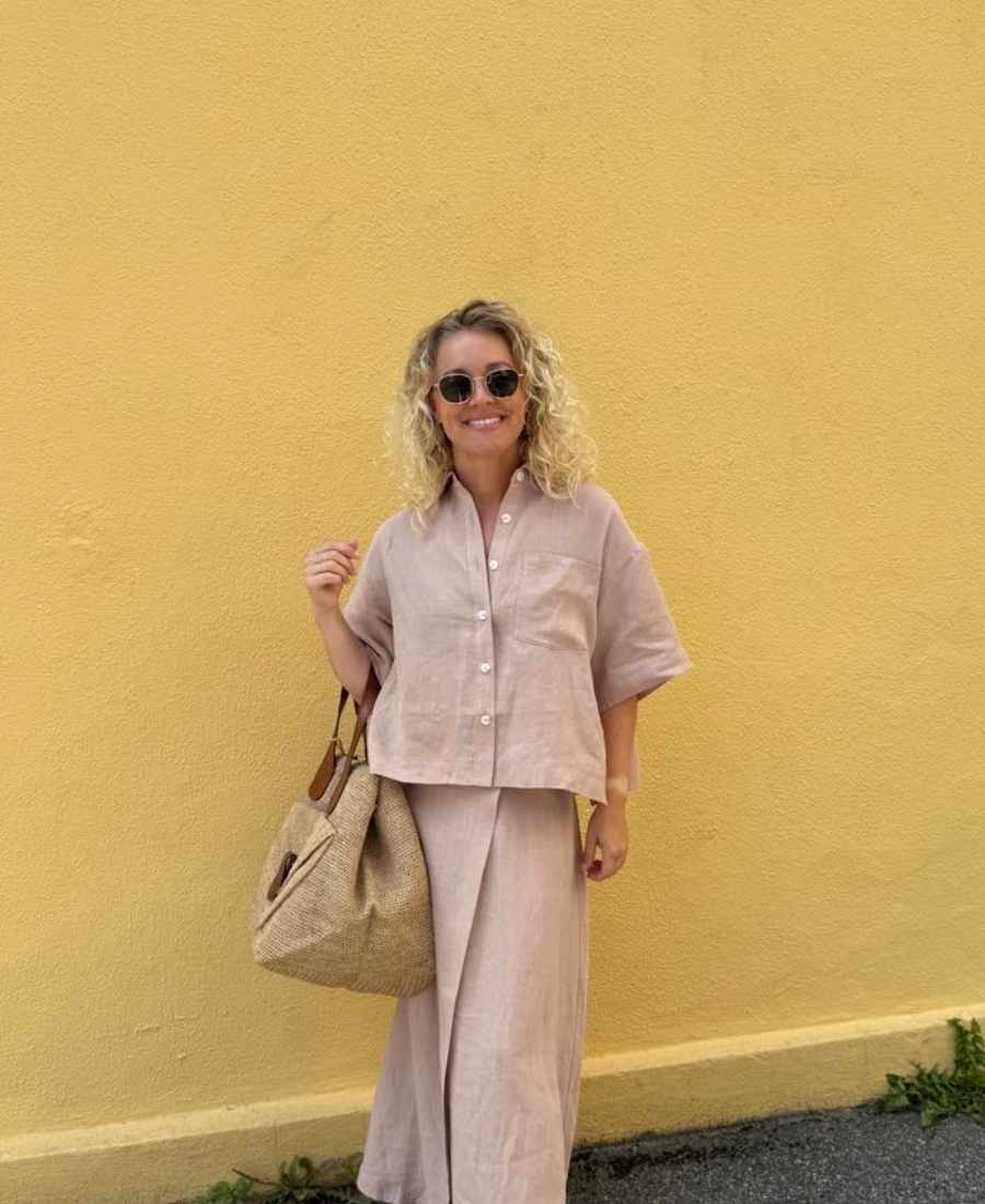 Woodling Alette Bluse Rust Rosa