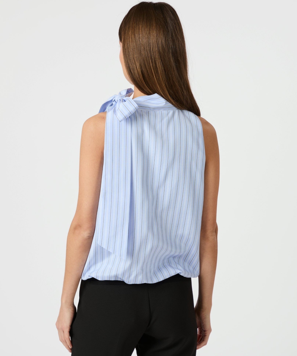 Neo Noir Veda Stripe Top Light Blue - Bilde 3