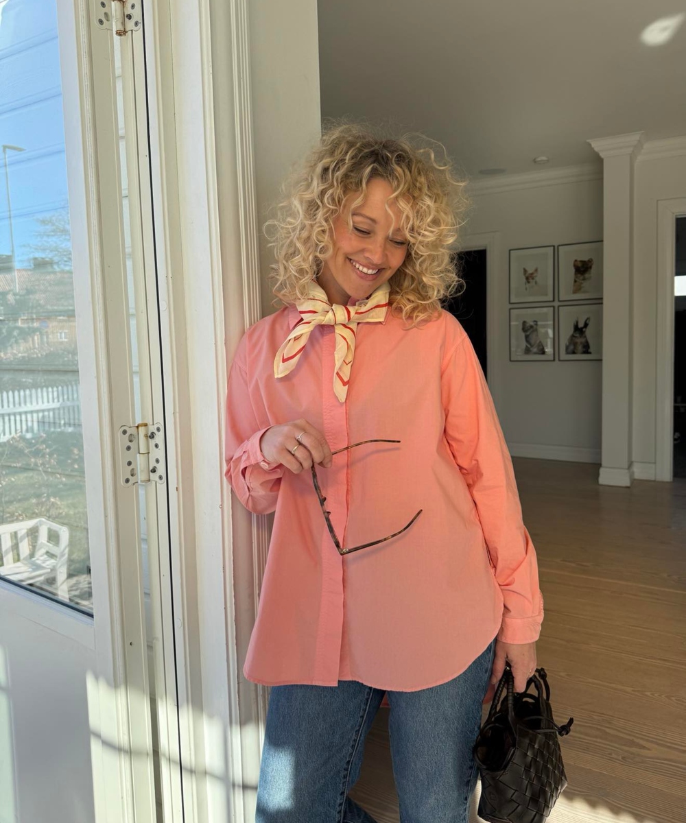 Rue de Tokyo Shelby Skjorte Peach Pink - Bilde 2