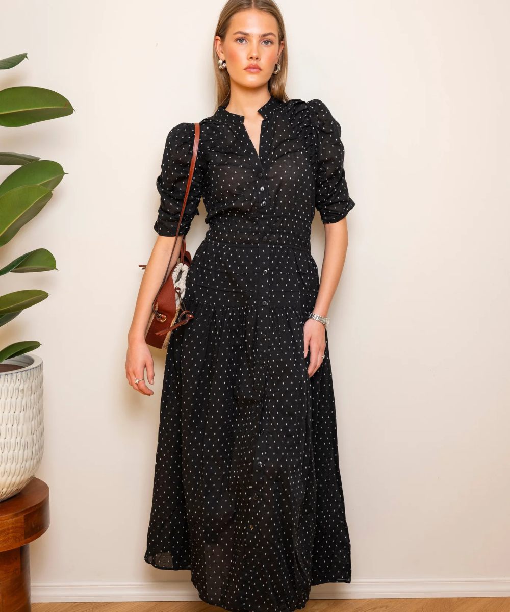 MISSMAYA Fabienne Kjole Polka Dot