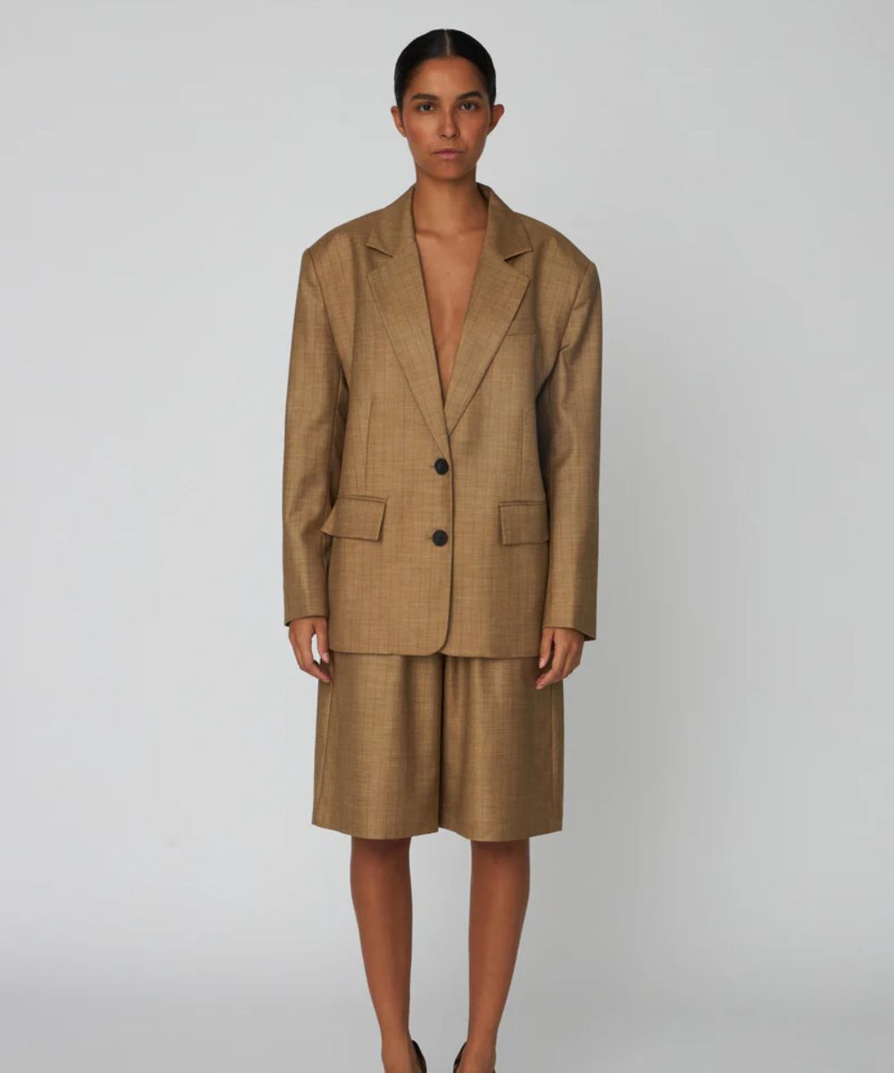 Stella Nova Pin Stripe Blazer Khaki