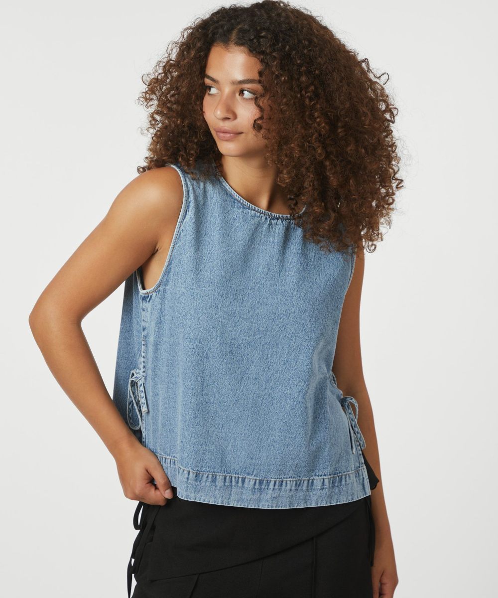 Neo Noir Svetlana Braid Topp Blå - Bilde 3
