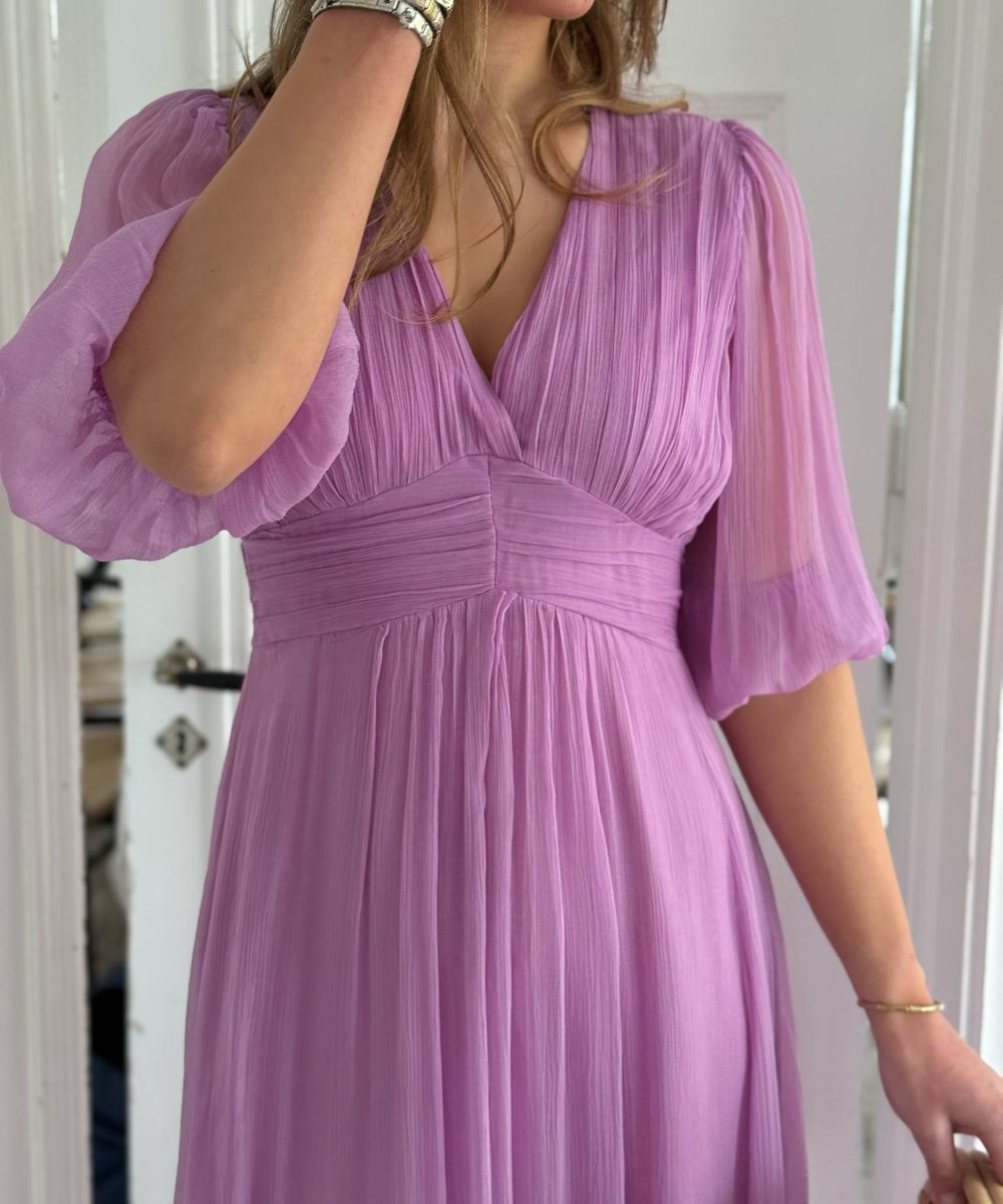 BRDR Valerie Maxi Kjole Lavender - Bilde 2