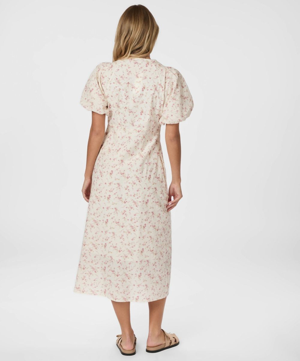Neo Noir Illana Print Kjole Dusty Rose - Bilde 2