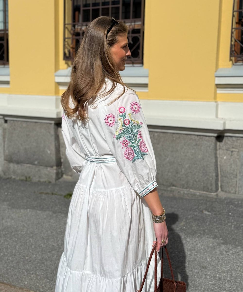 BRDR Tiara Kjole White - Bilde 4