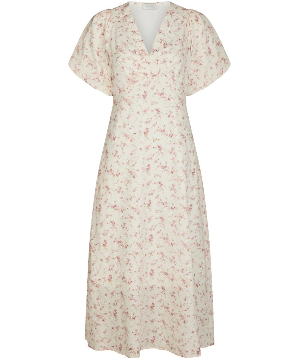 Neo Noir Illana Print Kjole Dusty Rose - Bilde 3
