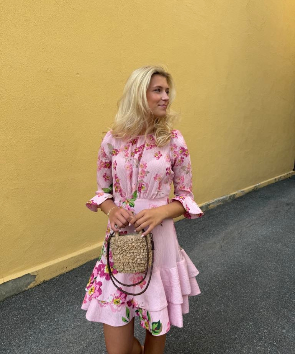 by TiMo Viscose Mini Kjole Cherry Blossom