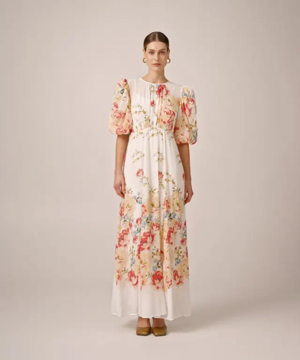 byTiMo Chiffon Maxi Kjole Roaslie