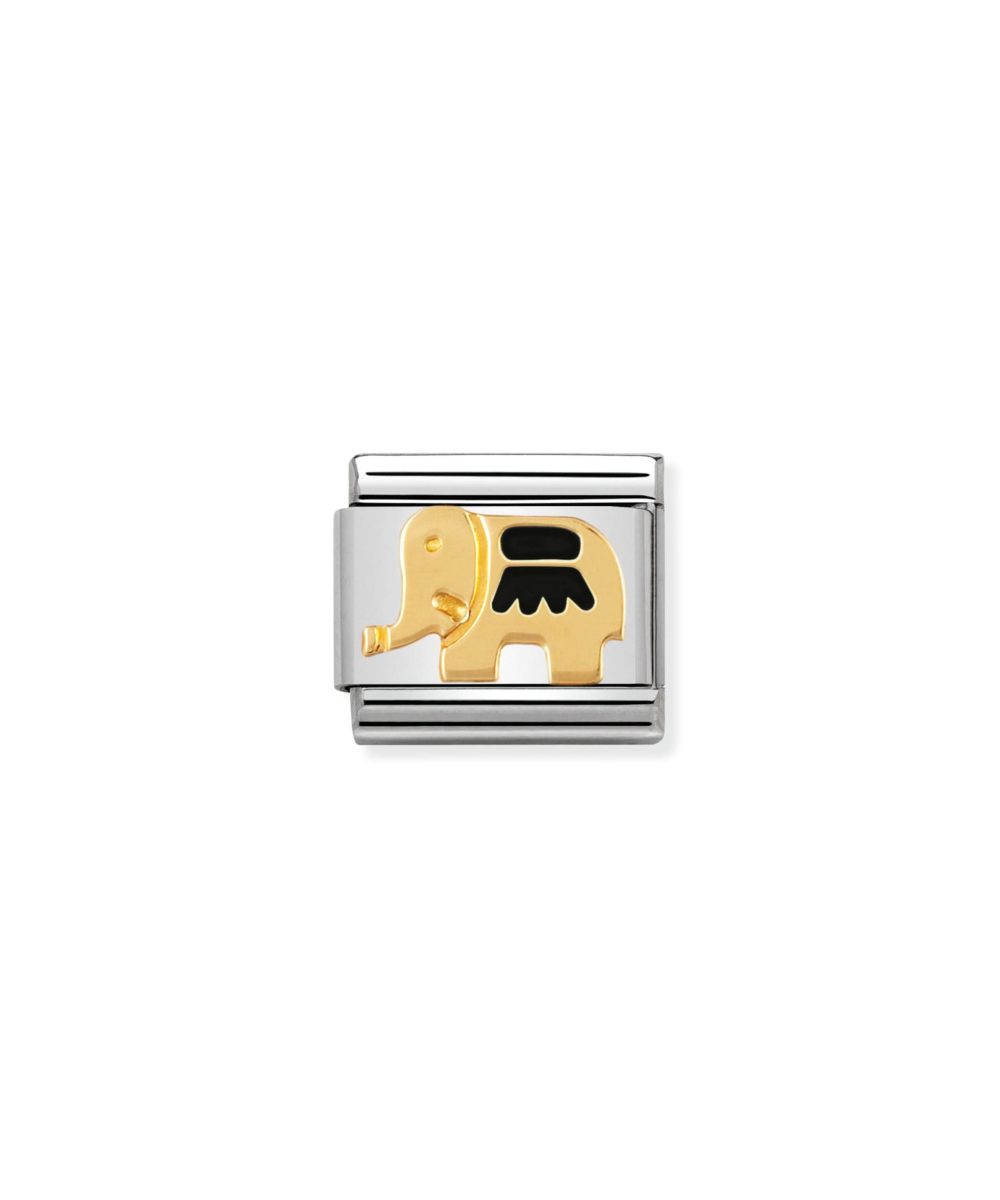 NOMINATION Dyr Links Elefant Gull Sort