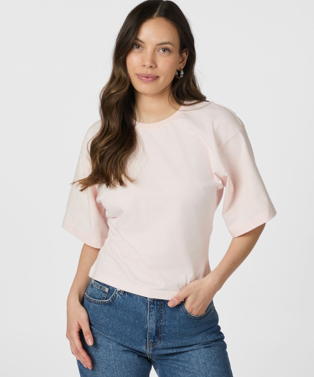 Neo Noir Asha Boxy T-skjorte Lysrosa