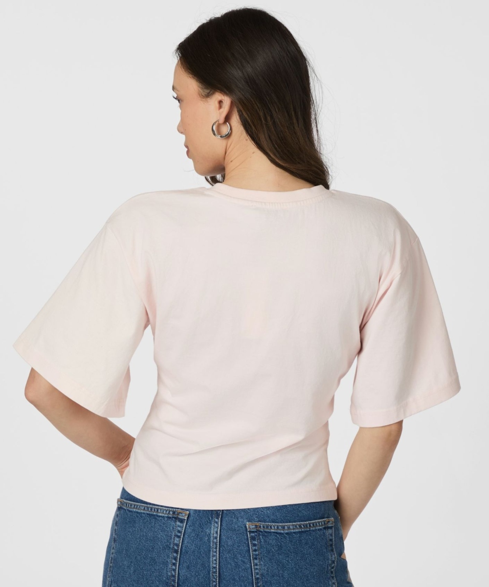 Neo Noir Asha Boxy T-skjorte Lysrosa - Bilde 2
