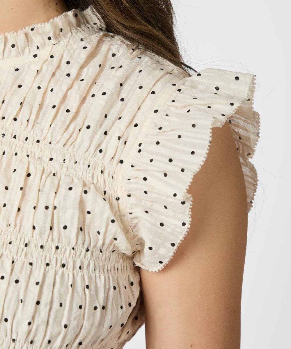 Neo Noir Tarsi Dot Topp Krem - Bilde 3
