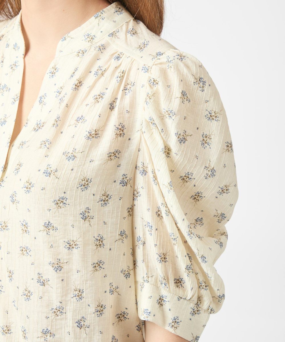 Neo Noir Roella Soft Fleur Bluse Krem - Bilde 3