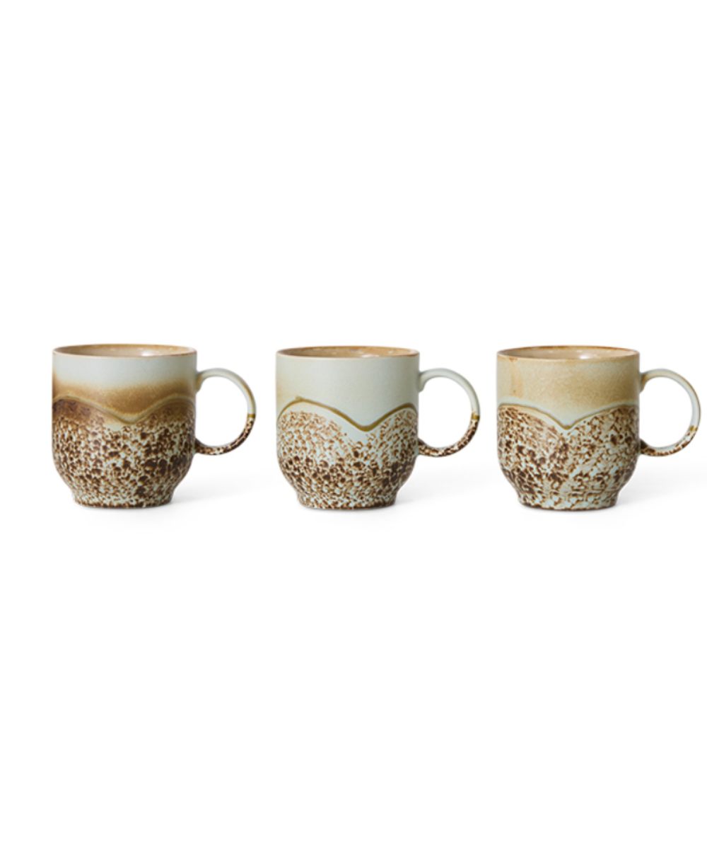 HK Living 70s Ceramics Kaffekopp Shell - Bilde 2
