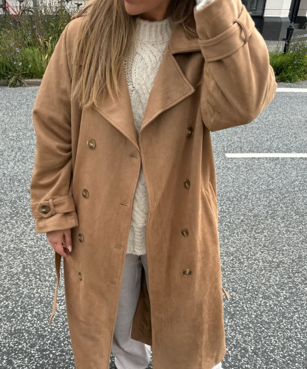 BYIC Tillie Trenchcoat Kåpe Tan - Bilde 3