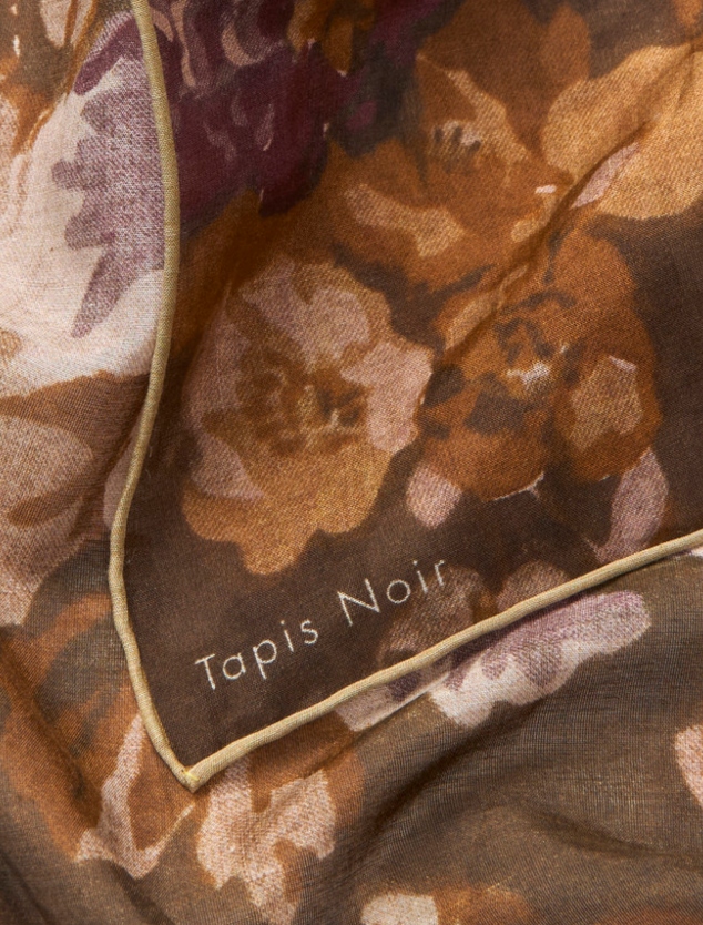 Tapis Noir Light Daisy Skjerf Dark Olive 67x67 - Bilde 2