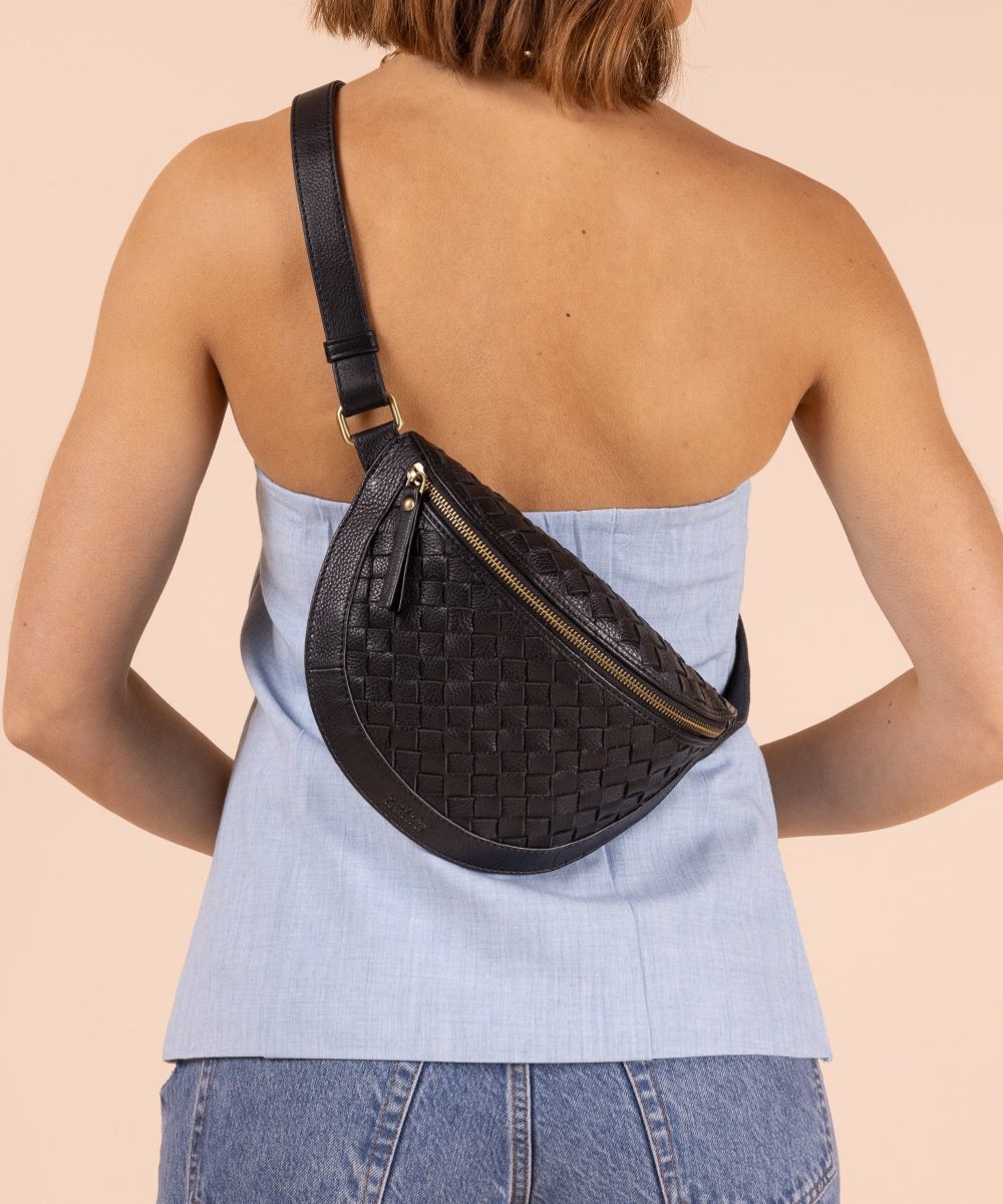 O My Bag Ray Woven Bumbag Sort