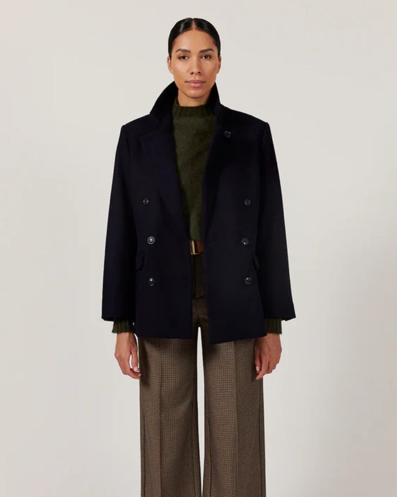 Six Ames Macha Blazer Night Sky