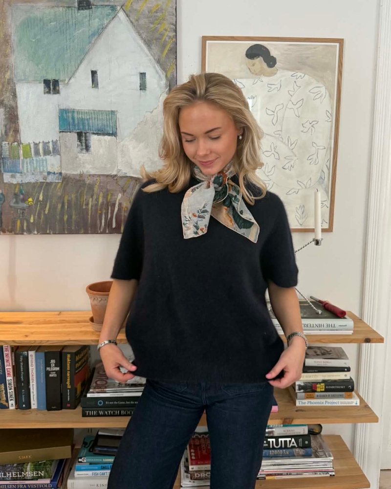 Six Ames Doanna Knit Genser Night Sky - Bilde 4