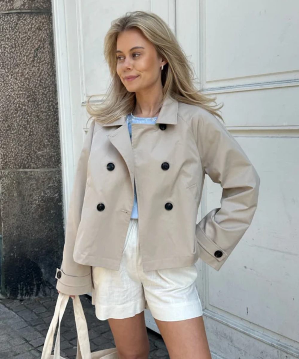 BYIC Luna Trenchcoat Lys Beige - Bilde 2