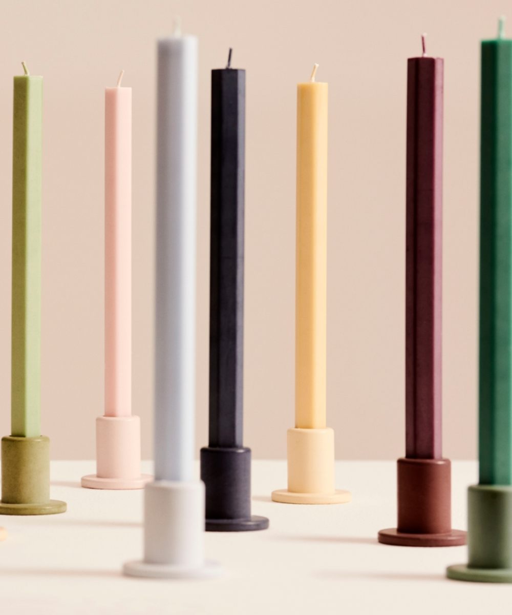 HAY Tube Lysestake Concrete Bordeaux - Bilde 2