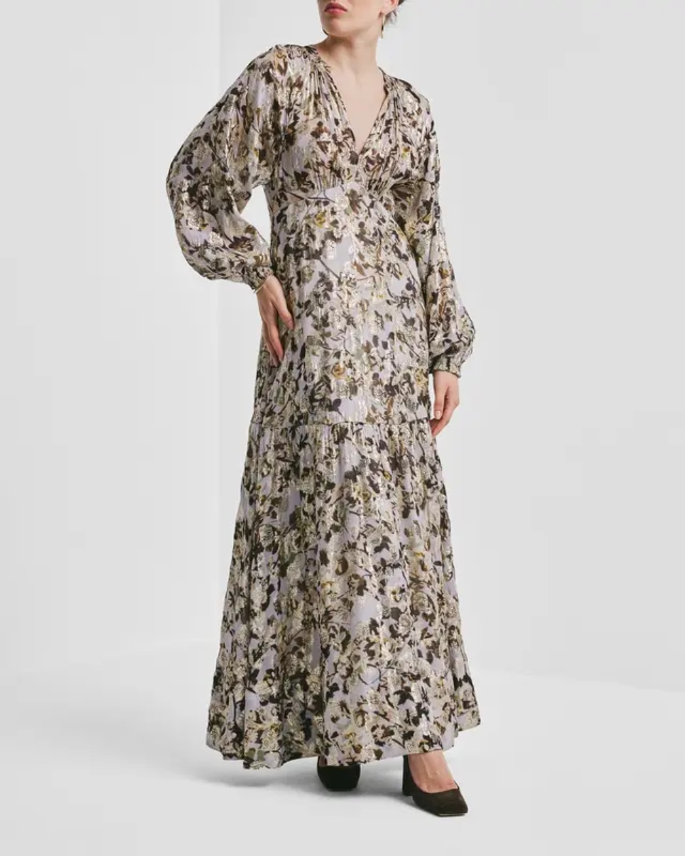 by TiMo Georgette Gown Maxi Kjole October Field - Bilde 3