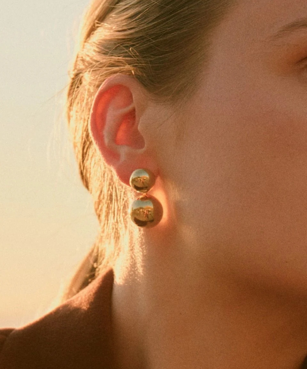 Edblad Sphere Earrings S Gull