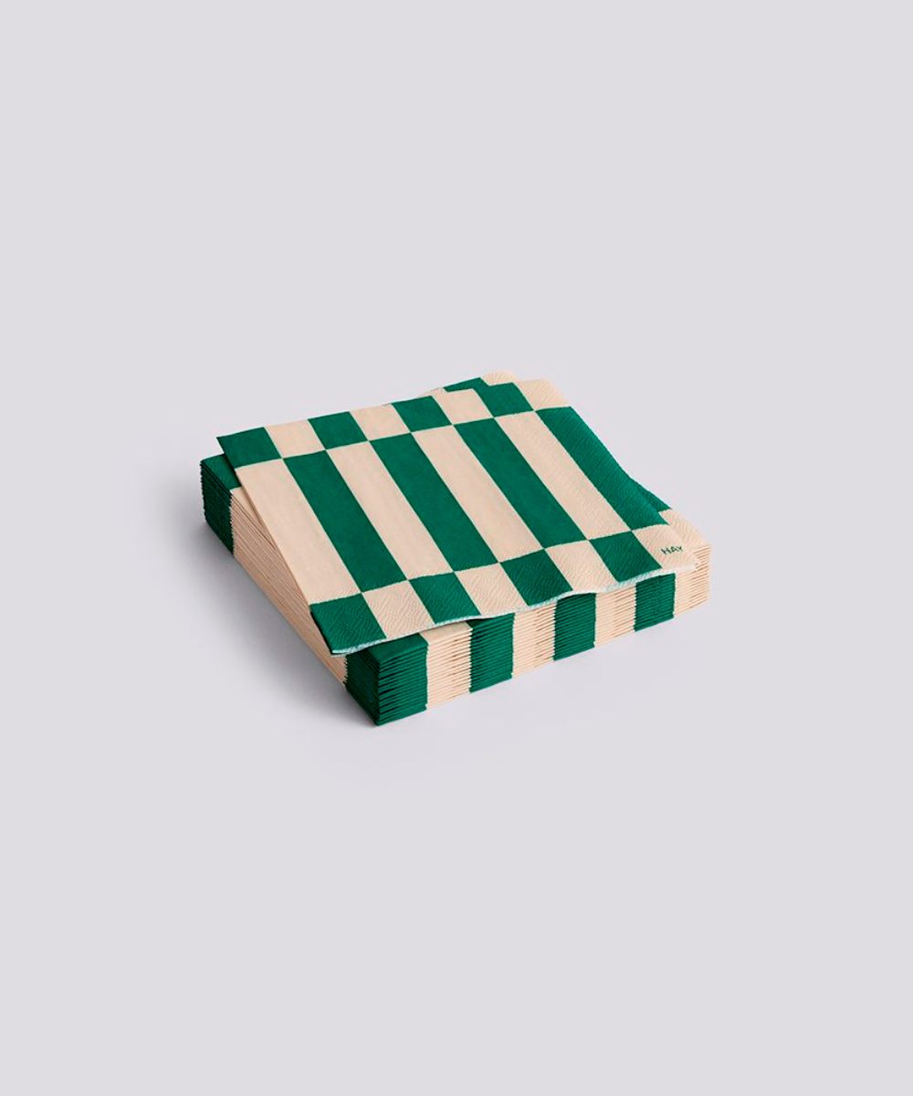 HAY Pattern Servietter Coctail Offwhite & Green