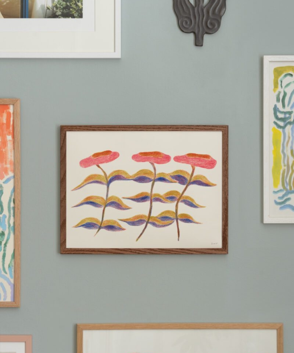 The Poster Club Three Flowers Plakat 40x50