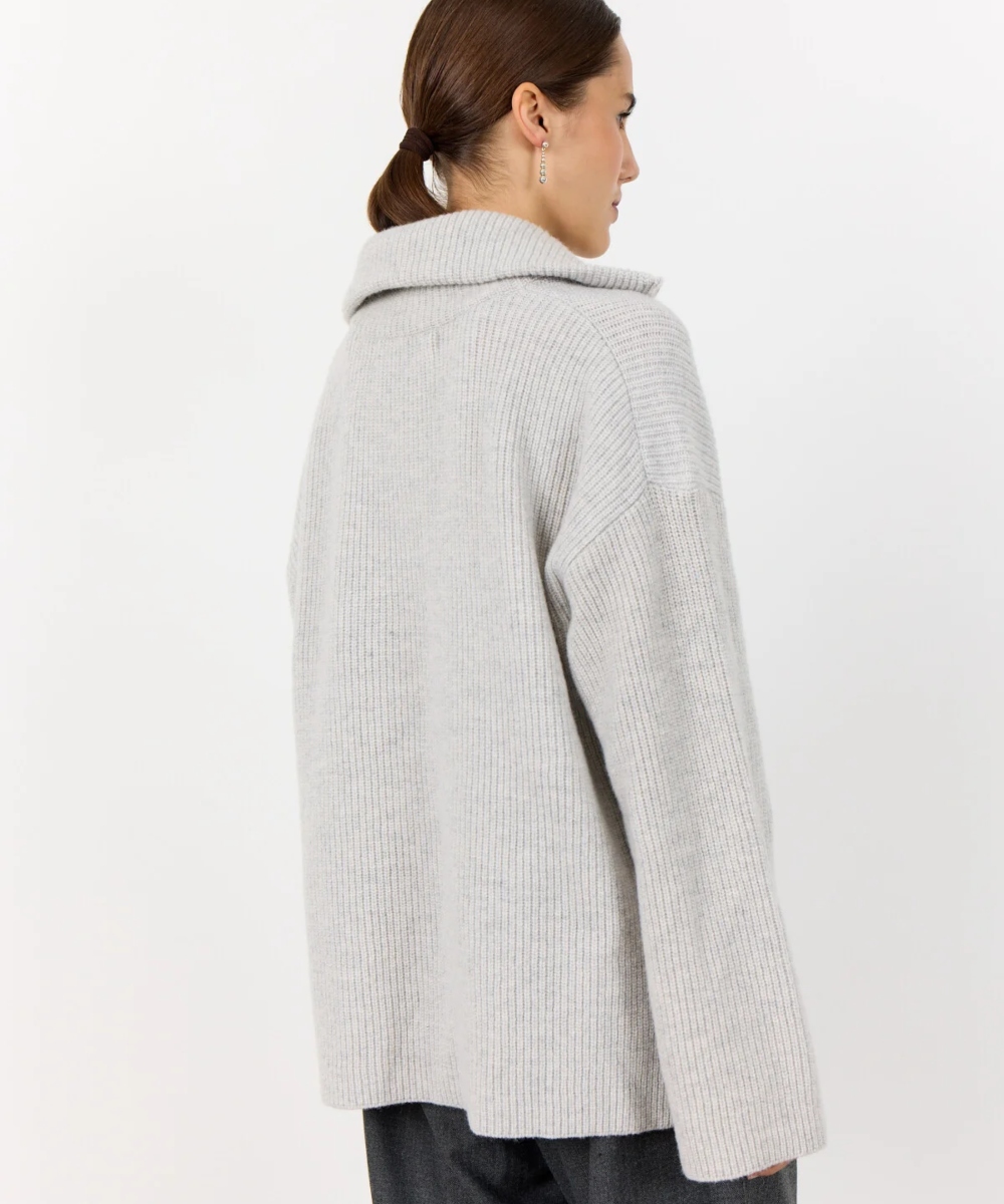 Levete Room Perle 10 Genser Light Grey Melange - Bilde 3
