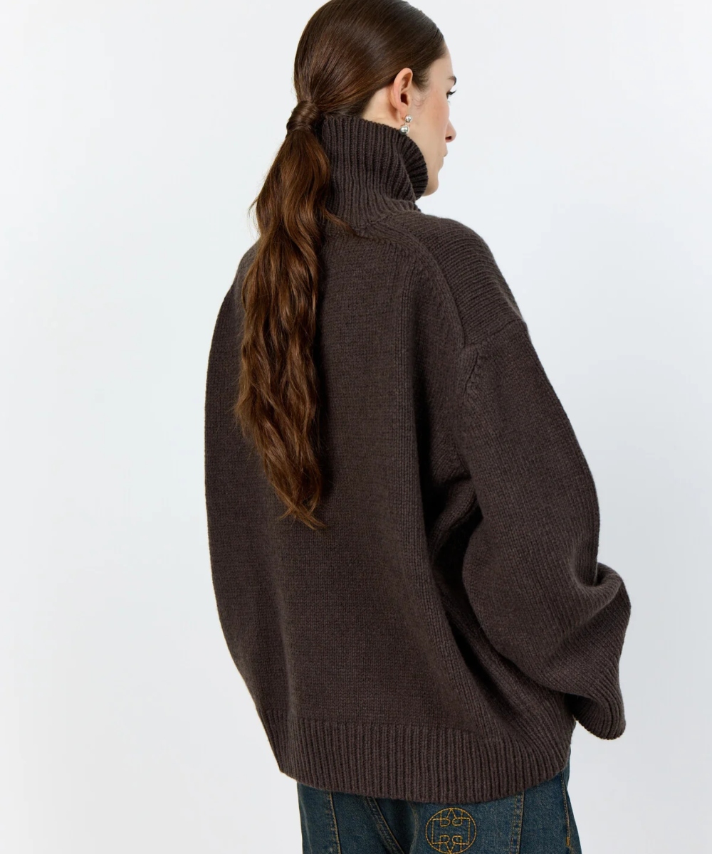 Levete Room Perle 3 Pole Genser Dark Brown - Bilde 3