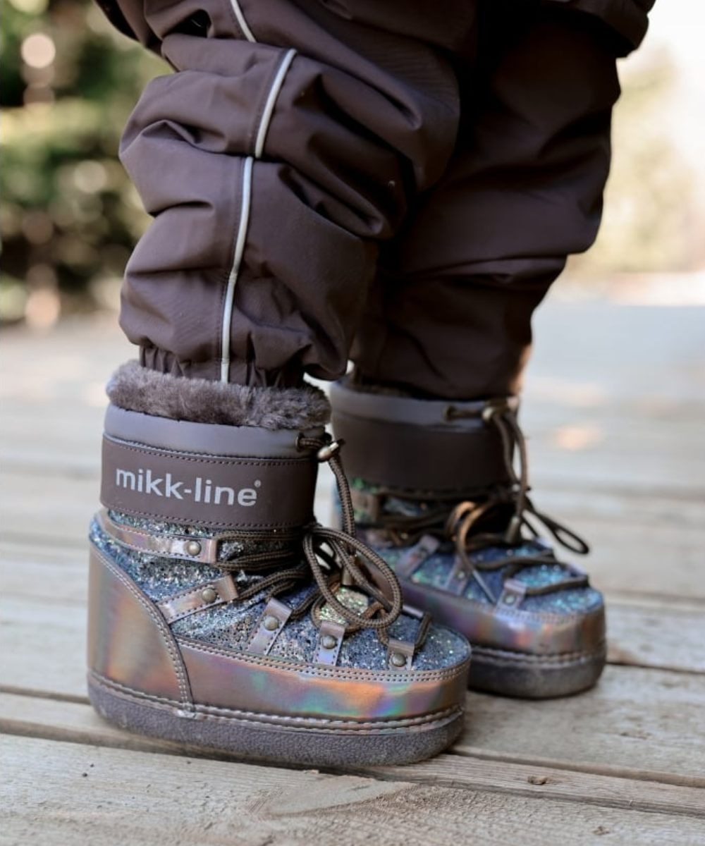 mikk-line Snow Boot Sko Sparrow Glitter