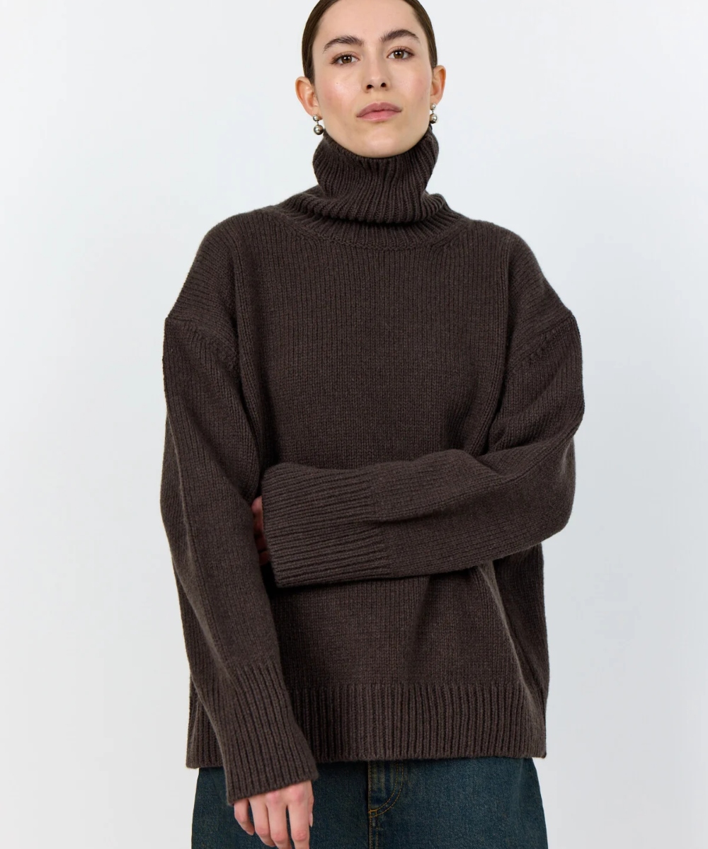 Levete Room Perle 3 Pole Genser Dark Brown
