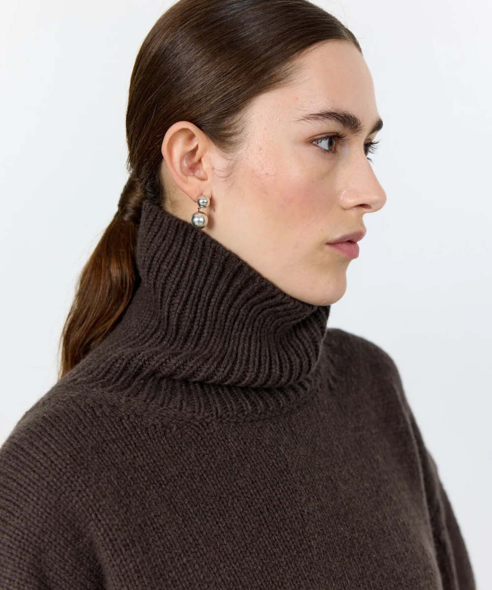Levete Room Perle 3 Pole Genser Dark Brown - Bilde 5