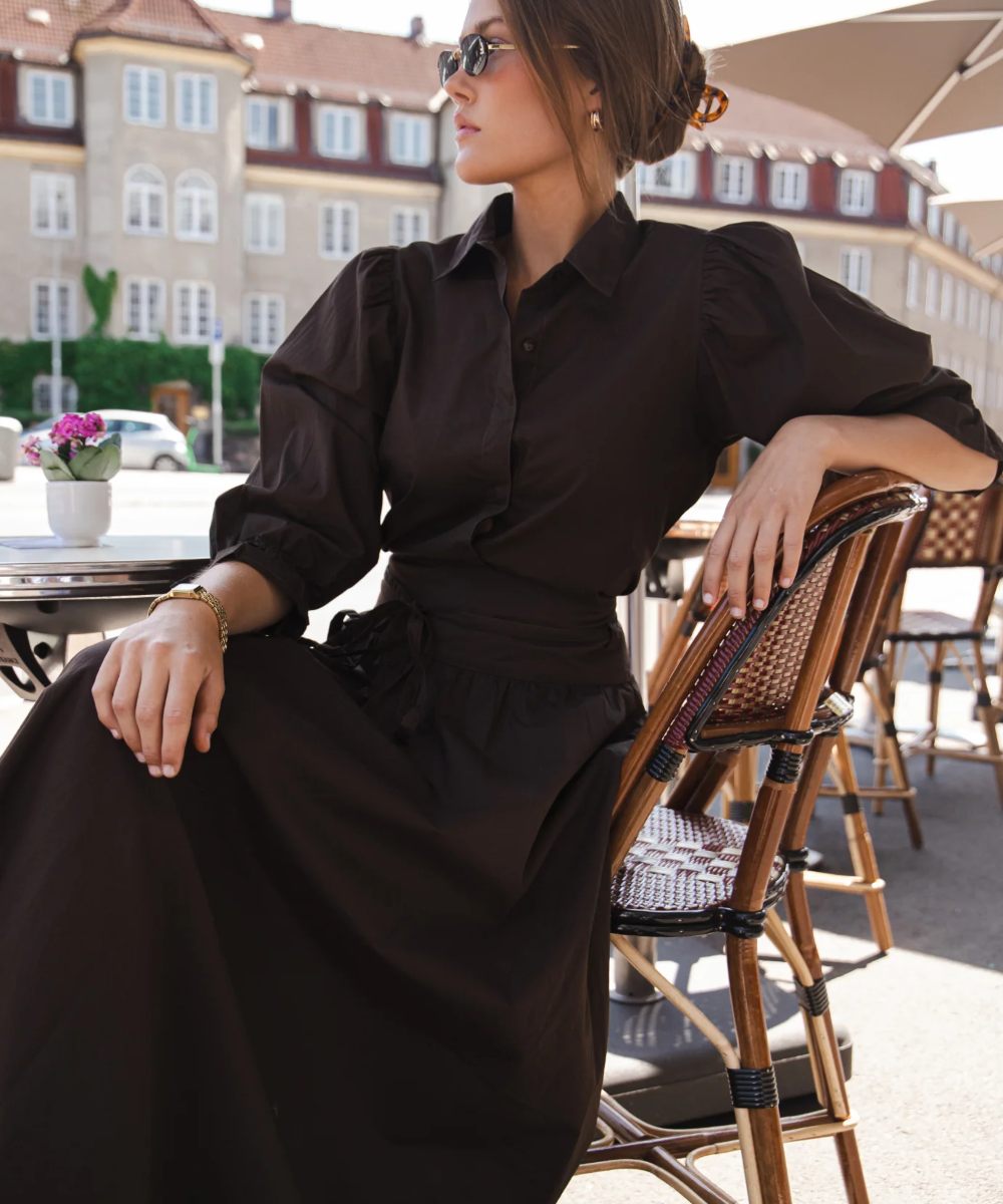 MISSMAYA Astrid Skjørt Chocolate - Bilde 2