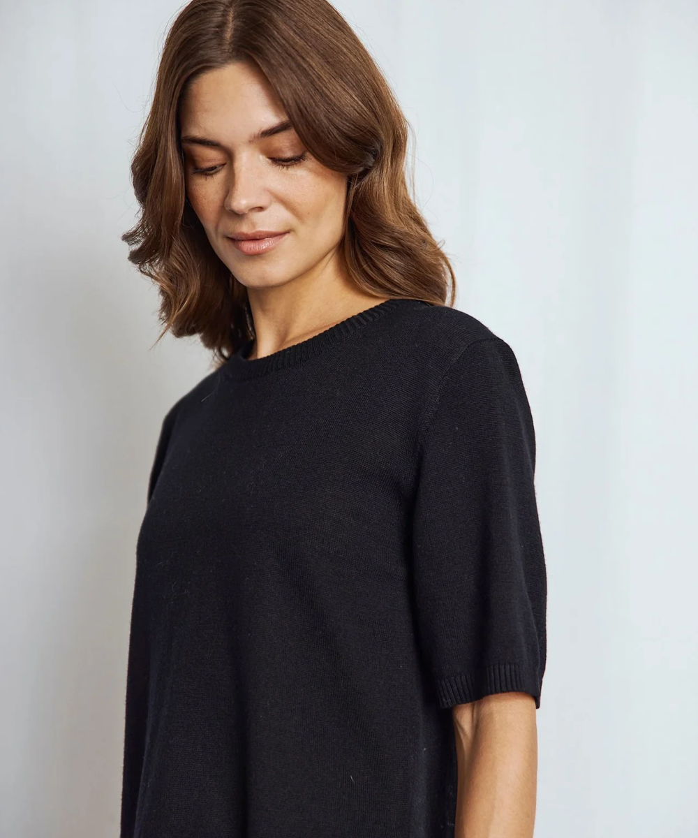 Bruun & Stengade Eline Regular Fit T-skjorte Svart - Bilde 3