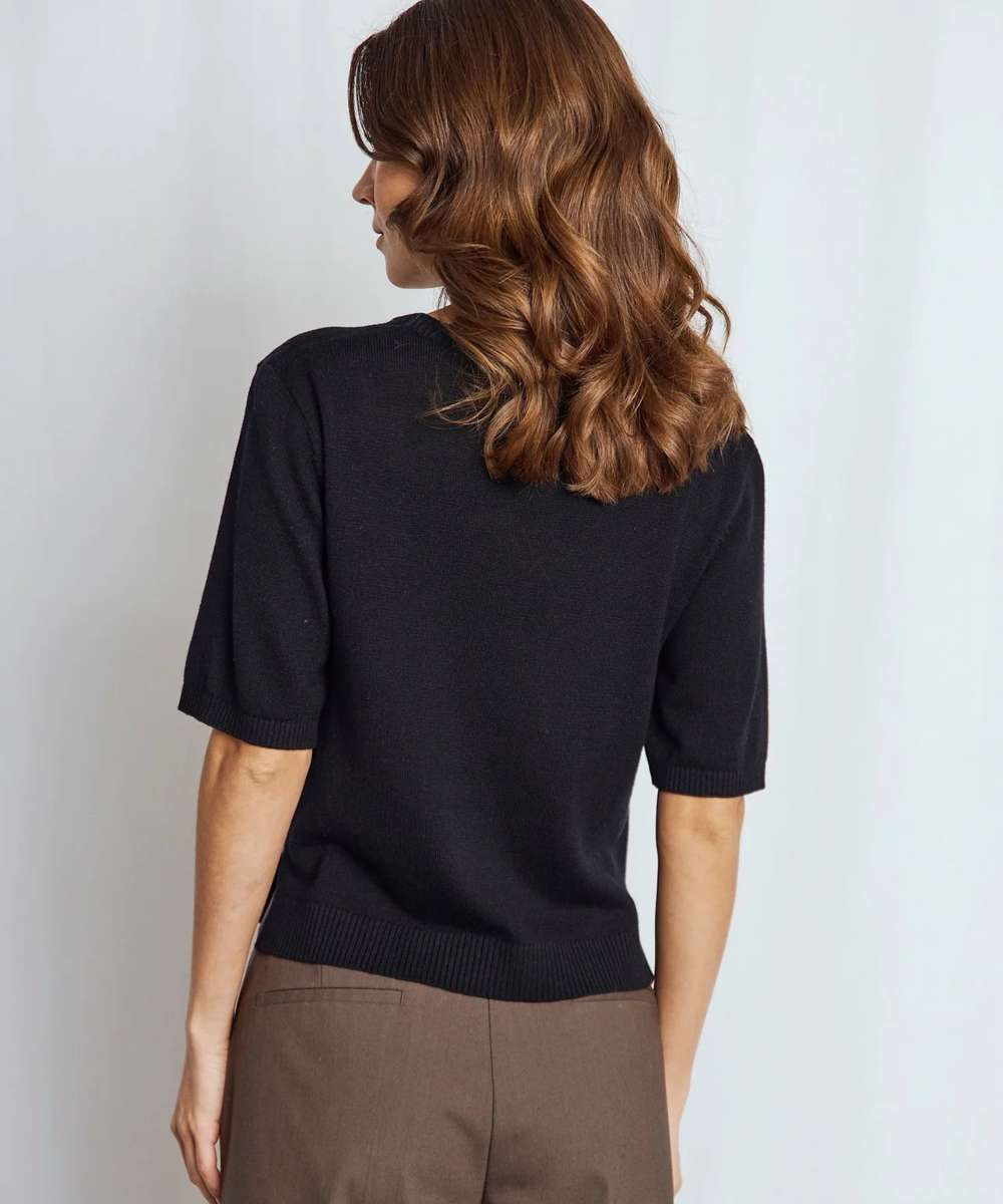 Bruun & Stengade Eline Regular Fit T-skjorte Svart - Bilde 2