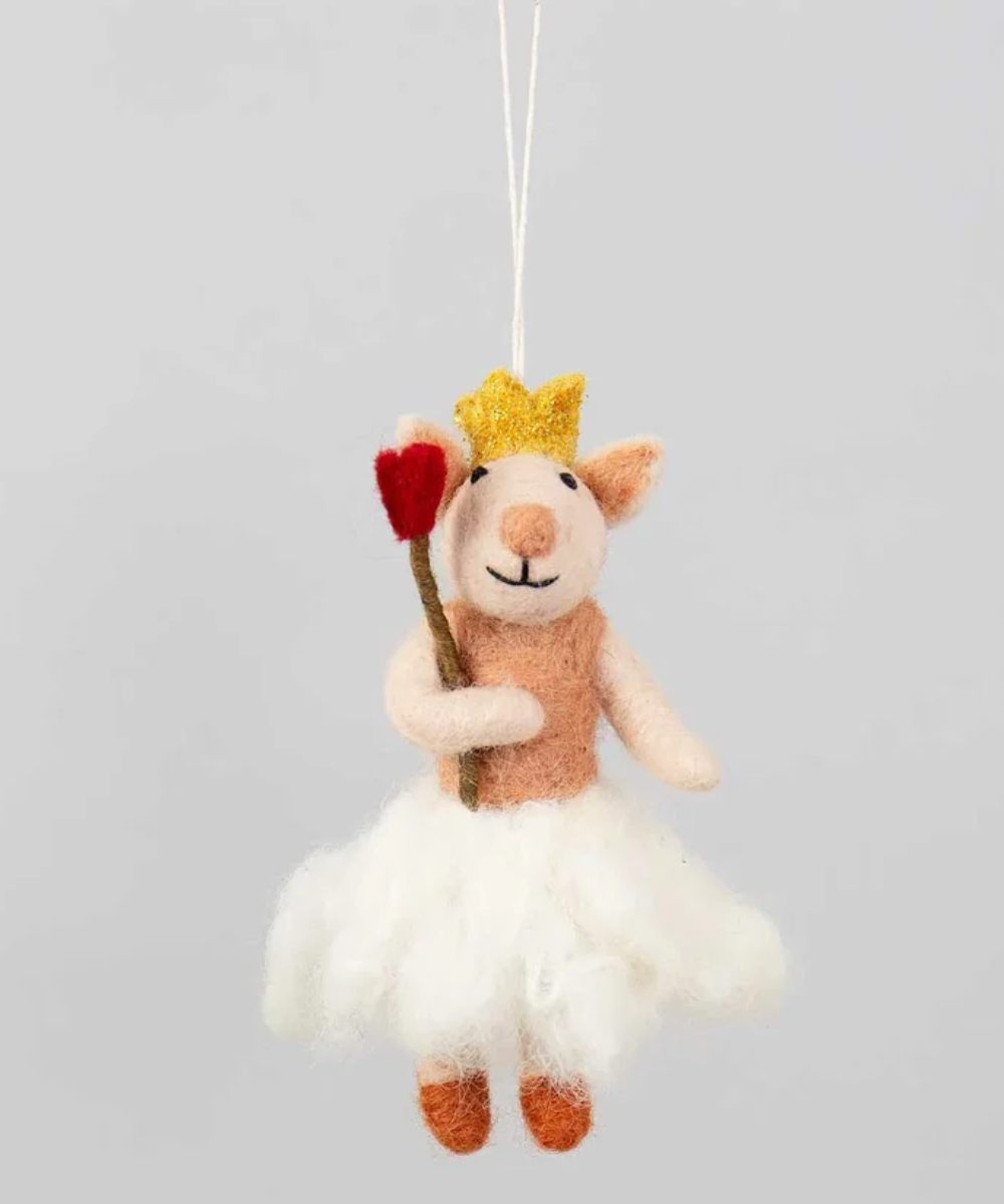 Afroart Tovet Ulldyr Mouse Queen