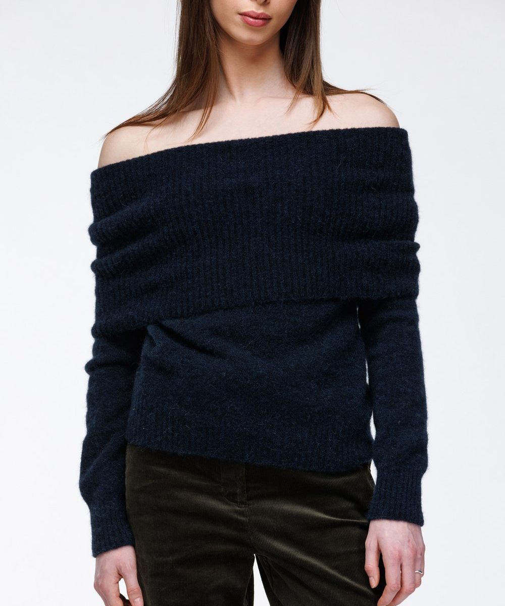 WOODLING Synne Knit Genser Midnatt