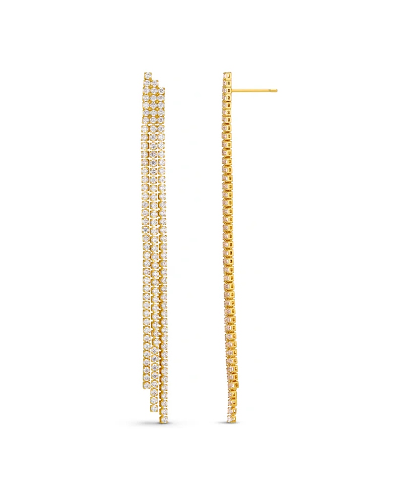 ORELIA Cupchain Waterfall Drop Øredobber - Bilde 2