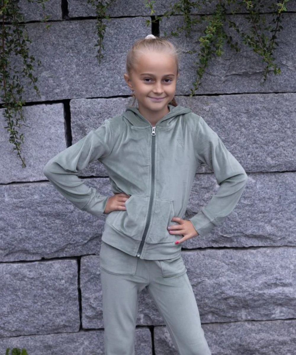 Vilje & Ve Hermine Velour Jakke Green