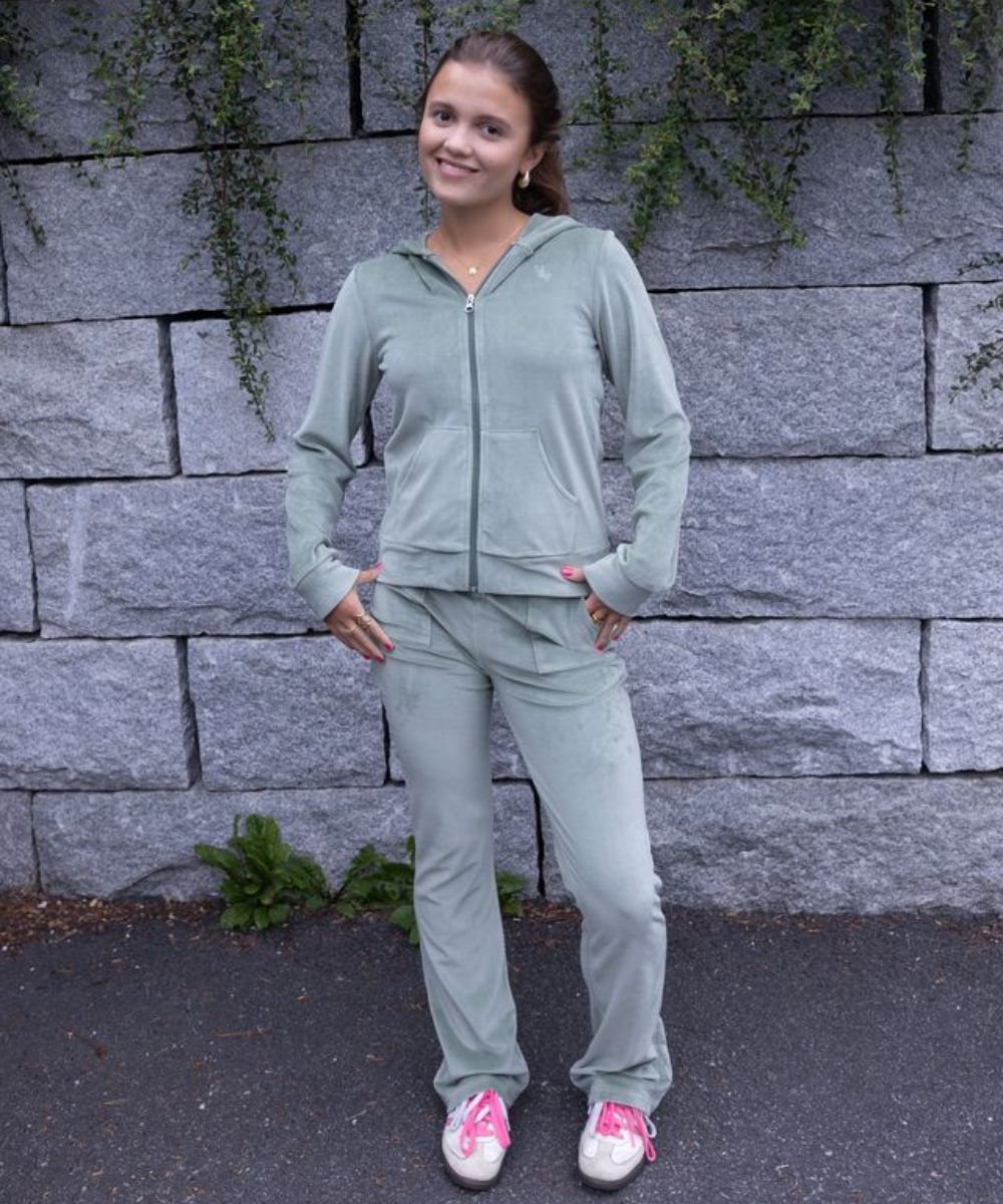 Vilje & Ve Hermine Velour Bukse Green