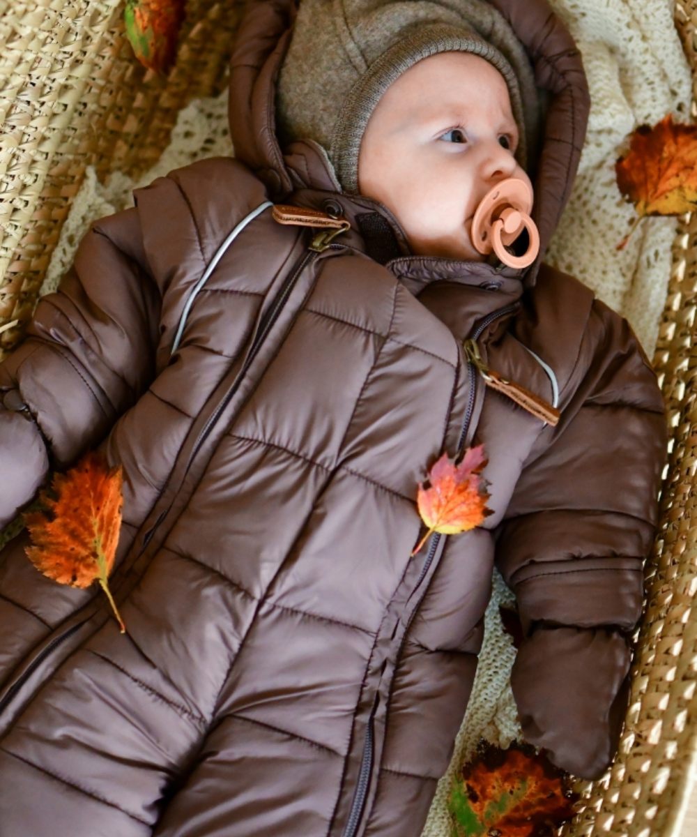 mikk-line Puff Baby Suit Sparrow