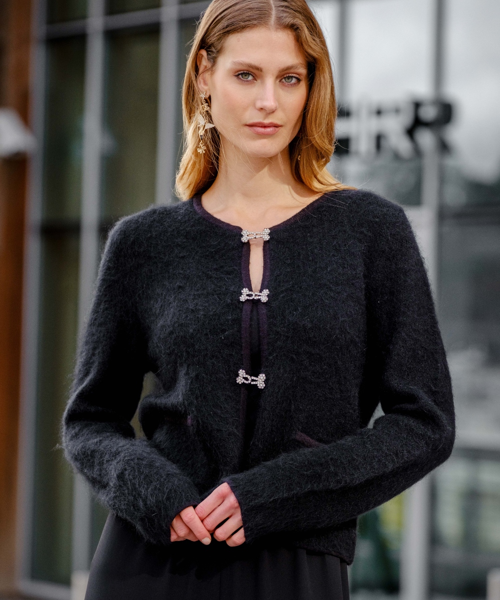 Ane Mone Edna Cardigan Sort
