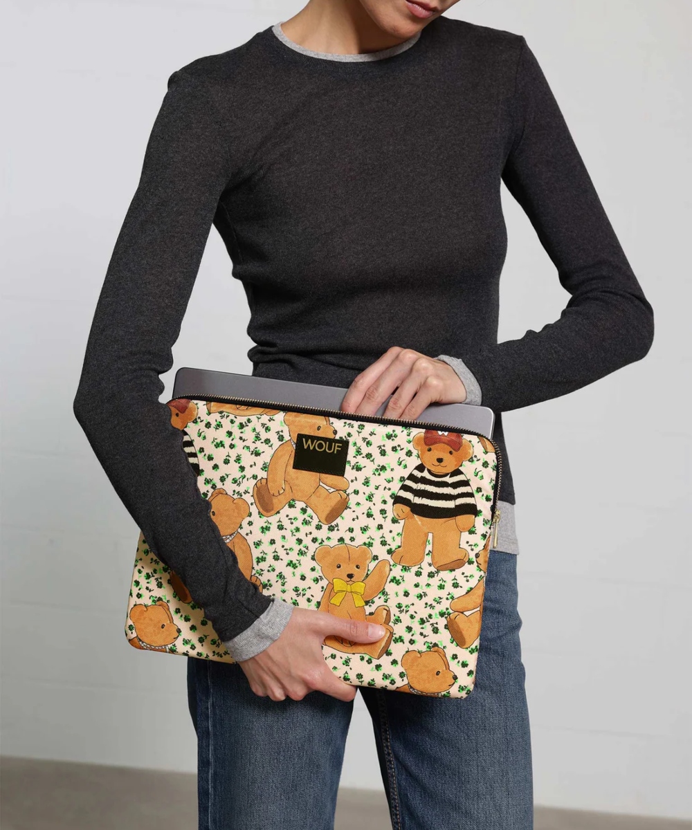 WOUF Cute Laptop Sleeve 15 & 16 Bamse