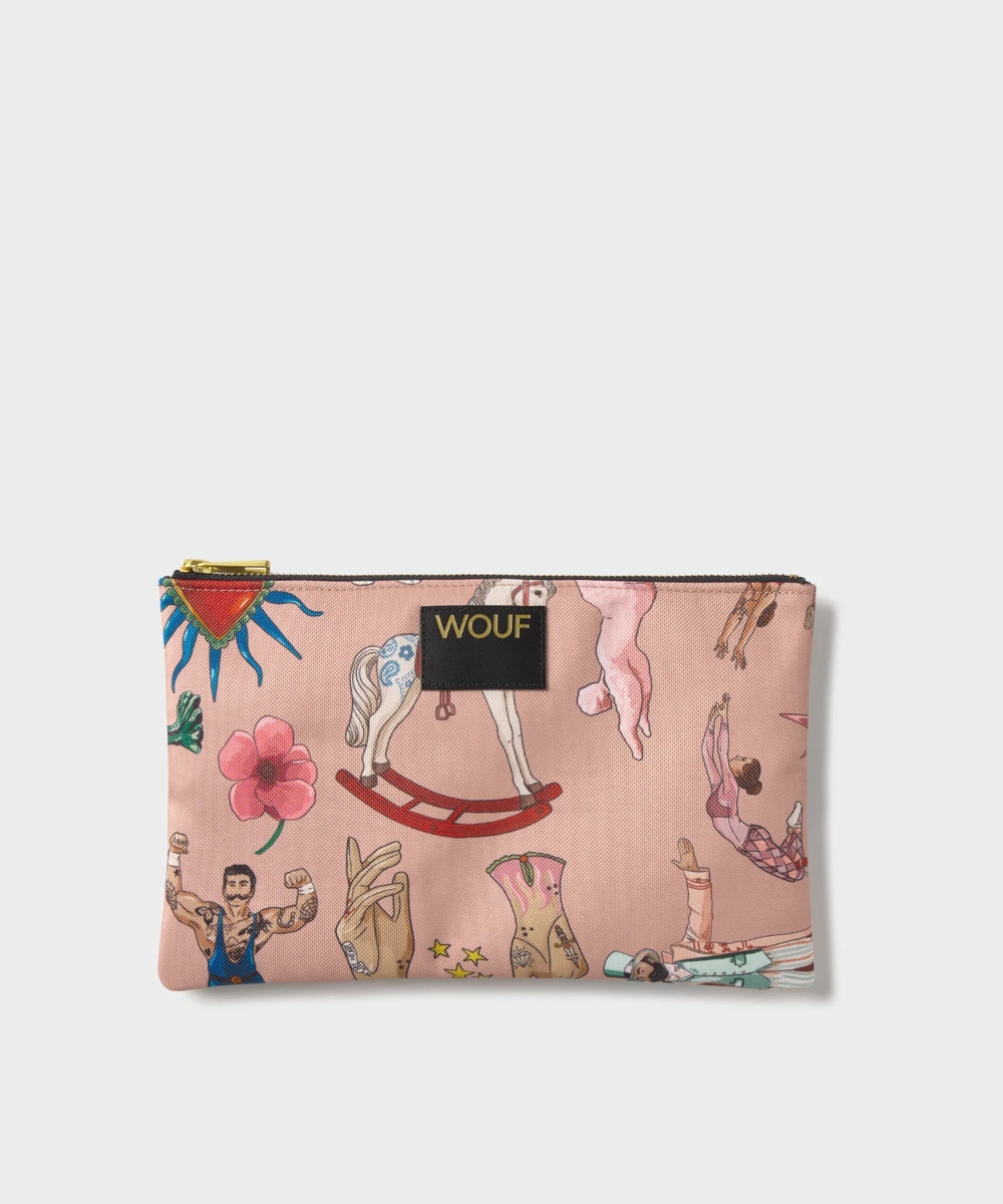 WOUF Circus Pouch XL Vintage Pink
