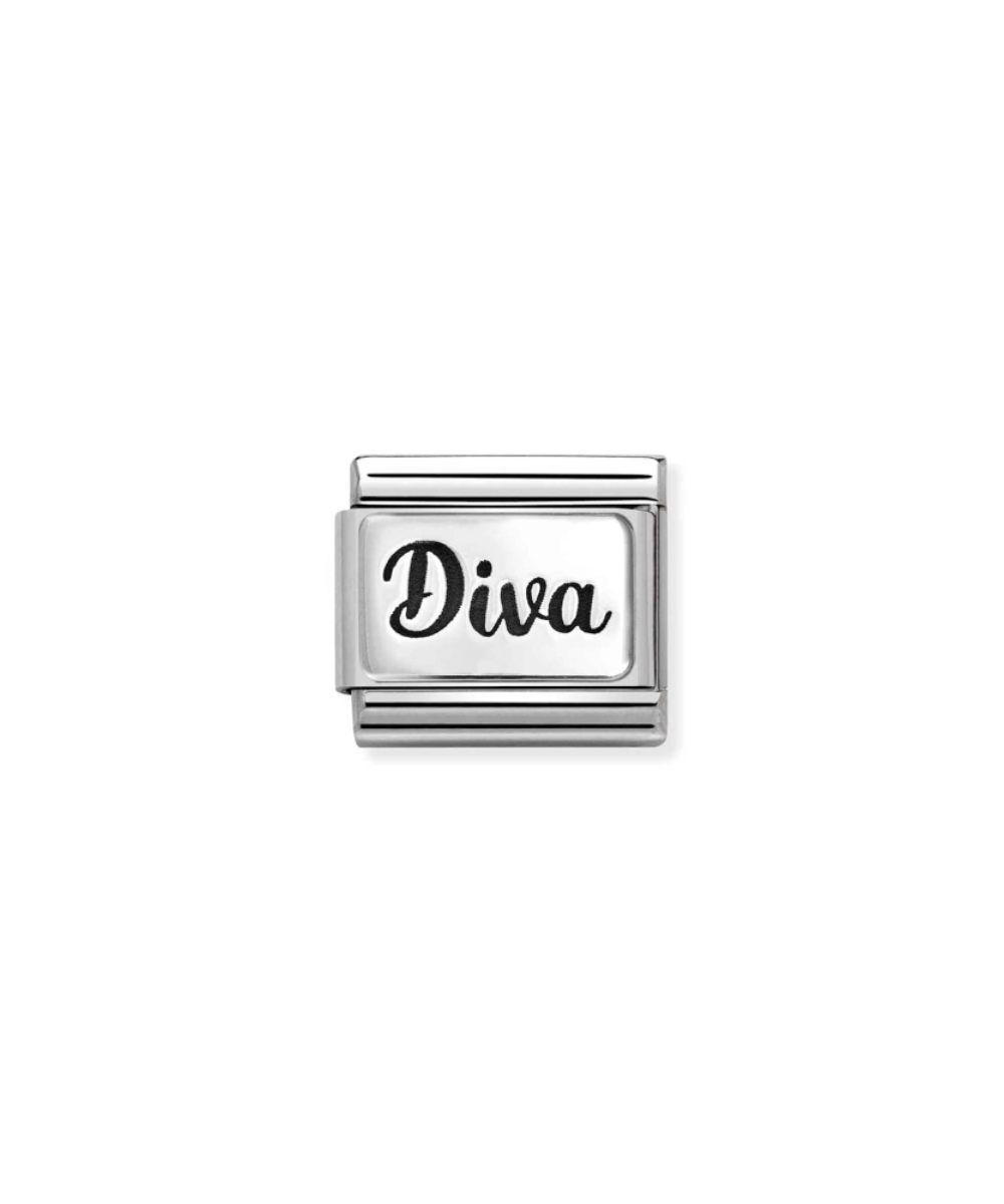 NOMINATION Link Diva Sølv Sort