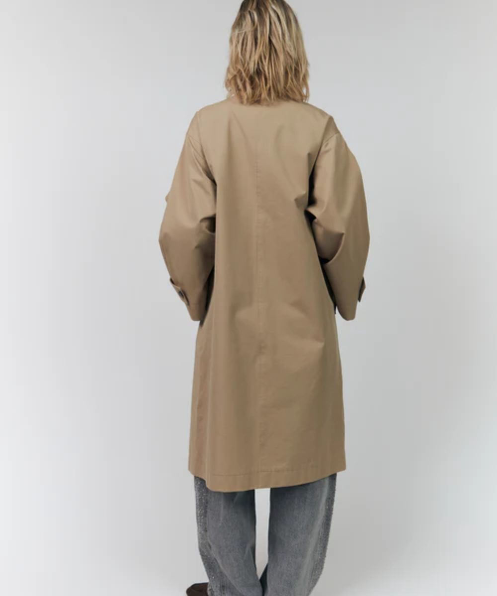 Lollys Laundry Russi Long Kåpe Beige - Bilde 2