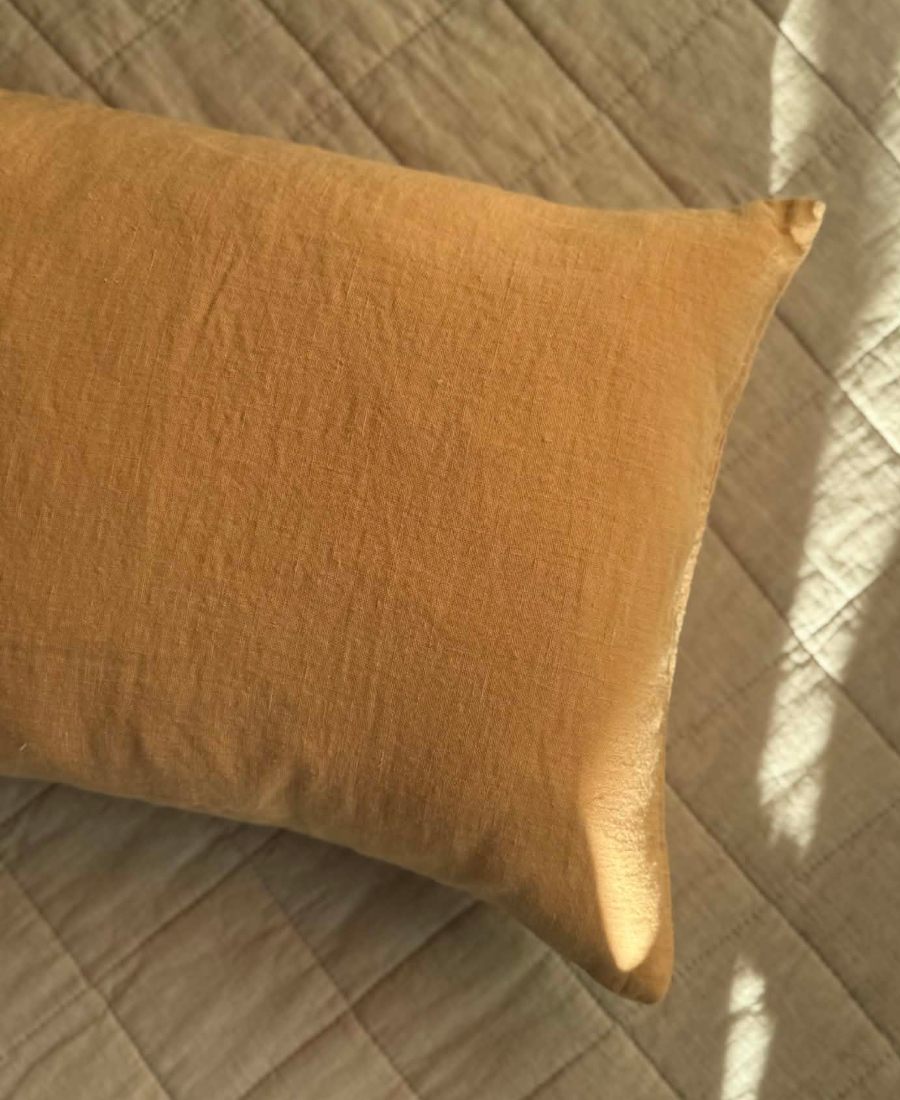 Linge Particulier Putetrekk Lin Light Hazelnut 30x40