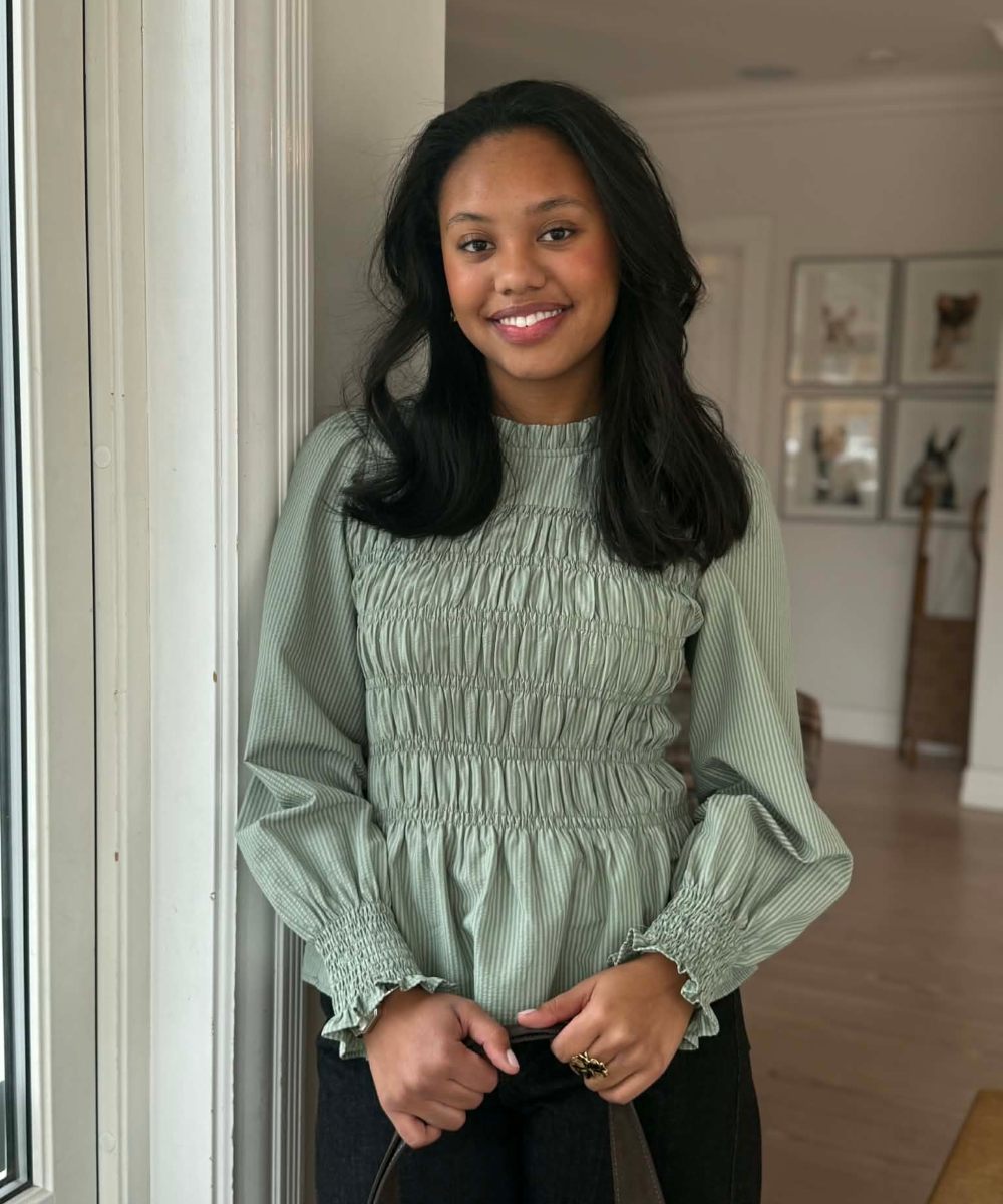 Neo Noir Possa Bluse Striper Dusty Green